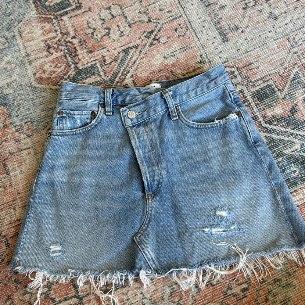 AGOLDE  denim skirt